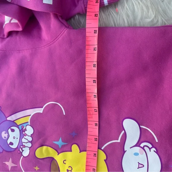 Hello Kitty and Friends Women's Long Sleeve Sweatshirt Bright Pink - Picture 4 of 5